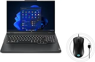 Lenovo Legion Pro 5، Intel Core i7-13700HX، 16GB DDR5-4800، 16 بوصة WQXGA (2560x1600) IPS 500nits مضاد للتوهج، 100% sRGB، 240 هرتز، 1 تيرابايت SSD، Windows 11 Home (82WK00AKED) ضمان محلي لمدة عامين من Lenovo