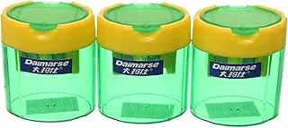 Daimarse DMS-151 High Quality Double Holes Pencil Sharpener Strong and durable for School, Office - Green