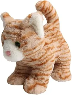 Wild Planet All About Nature Tabby Kitten Plush Toy, 25 cm x 12 cm x 22 cm Size, Orange