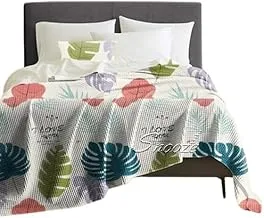 Snooze Printed Summer Coverlet -160 * 235 cm - Maple design