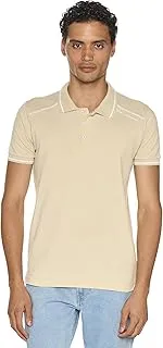 Hero Basic wear Hero Basic - قميص بولو مطبوع Hero Basic-Beige - S