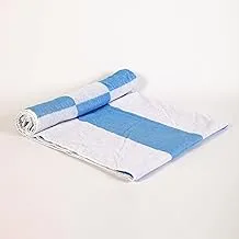 Ariika Loom Cotton Summer Towel 100% Cotton, 150 cm x 90 cm Size, Blue