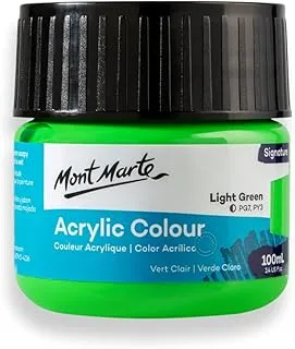 Monte Marte MSCH1022 Acrylic Colour Paint 100 ml, Light Green