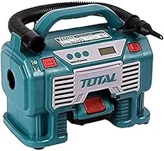 Total Auto Air Compressor Li ion 20 V, Multicolor - TACLI2002