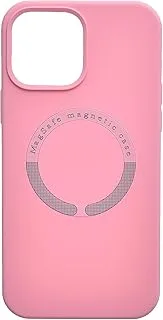 High Quality Magsafe Silicone Back Cover With Camera Lens For Robust Protection Against Drops Impacts For Iphone 13 Pro Max - Pink