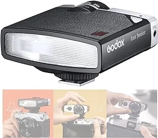 فلاش كاميرا Godox Lux Junior Retro، GN12 6000K±200K A/M وضع لكاميرا فيلم الكاميرا الرقمية، فلاش تصوير فوتوغرافي على الطراز القديم