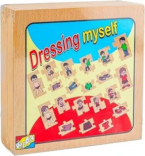 Dressing Myself Game Set Wooden Box