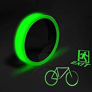 Glow in The Dark Tape, Bright Waterproof Luminous Tape, Fluorescent Tape, Glow in Dark Markers, Can be Use at Stage, Stairs, Walls, Steps, Exits, 5m×20mm