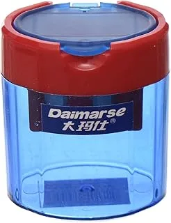 Daimarse DMS-151 High Quality Double Holes Pencil Sharpener Strong and durable for School, Office - Blue