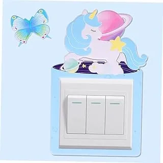 Luminous Switch Stickers Animal Wall Decals Removable Stickers Light Switch Stickers Nursery Switch Sticker Switch Sticker Cartoon Decal Sticker (HQ-PC002)