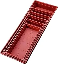 Bama RECTANGULAR saucer 45 x 19 cm 20093 TERRACOTTA