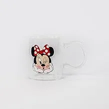 360 Degree Disney Mickey-Shaped Thermal Pyrex Glass Mug, 250 ml Capacity