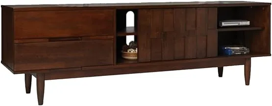 Beyoot Furniture TV Stand, Dark Brown