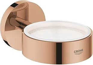 Grohe 40369DA1 Glass and Soap Dish Holder, Rose Gold