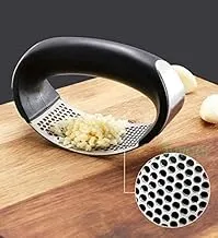 Premium Stainless Steel Garlic Squeezer - Portable Garlic Crusher Vegetable Fruit Chopper Kitchen Garlic Press, Now Available in Pegui Bell (2)