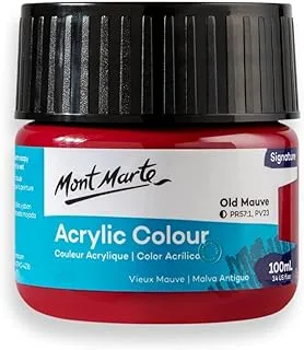 Monte Marte MSCH1012 Acrylic Colour Paint 100 ml, Old Mauve