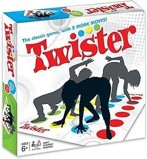 لعبة Twister Board لعبة فريندز بارتي، لعبة كلاسيكية مع وصف باللغة الإنجليزية