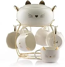 Lotus Kitty Soup Mug Set with Bowl