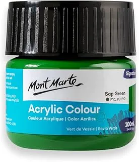 Monte Marte MSCH1026 Acrylic Colour Paint 100 ml, Sap Green