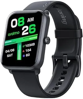 Oraimo Watch 3 Pro OSW-34 BT Call Quickly Reply Health Monitor Smart Watch, 12 months warranty, Black