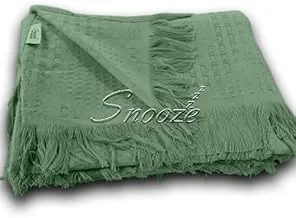 Snooze Summer Coverlet -220 * 240 cm - Dark Mint