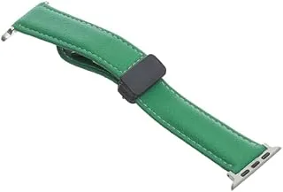 G-Power Leather Replacement Strap With Classic Design And Easy Install For Watch 42/49MM -Green