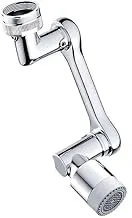 Universal Swivel Faucet Extender, 1080 Degree Rotatable Robotic Arm Water Nozzle Adapter, Multifunctional Faucet Extension Faucet Extension for Kitchen Bathroom Sink with 2 Water Outlet Modes