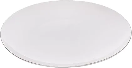 Tunisie B&C Serving Round Plate - Platinum Rim, 54cm