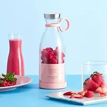 Portable Blender, Fresh Juice Blender, Blender Bottles Electric, Personal Size Blender for Juice, Shakes, and Smoothies, Battery Powered USB Blender