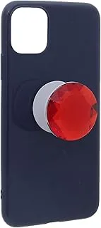 G-Power Plastic Portable Finger Phone Holder Containing Circle jewels Design With Easy Use And Practical For Mobile Phone - Red