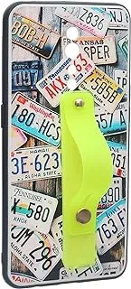 Hard Silicone Portable Finger Phone Holder Containing Holder With Modern Design And Practical For Mobile Phone - Hot Yellow