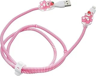 G-Power Silicone Charger Cable Protector And Two Cable Bites With Cute Shaped Set Of 3 Pieces - Multi Color