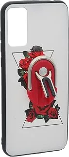 G-Power Plastic Portable Finger Phone Holder Containing Modern Design With Easy Use And Practical For Mobile Phone - Red Silver