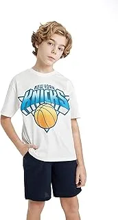 DeFacto Boys Oversize Fit Short Sleeve B6821A8 Crew Neck Shirt