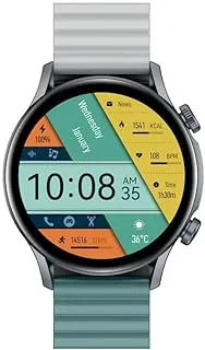 Kieslect Smart Calling Watch Kr Pro Ltd مدعومة بنظام التشغيل KIE المحدث ● شاشة Amoled ملونة عالية الدقة مقاس 1.43 بوصة مزودة بتقنية AOD