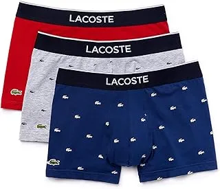 Lacoste Mens Pack Of 3 Casual Signature Trunks (pack of 1)