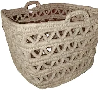 y&g باسكت غسيل خوص مربع Square wicker laundry basket