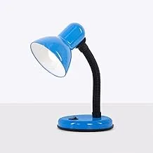 Nagafa Shop ABB805 Modern 1 Bulb Desk Lamp, Blue