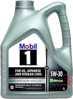 Mobil 1 X1 5W-30 Motor Oil with Bousch's Filter for Hyundai/KIA 4 Liter