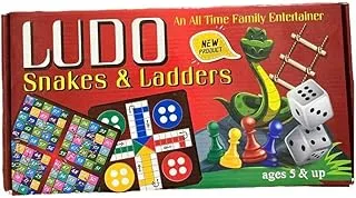 Ludo Snakes and Ladders Card Game