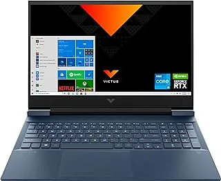 لاب توب اتش بي Victus 15-fa1113nia للألعاب - الجيل الثالث عشر i7-13700H 14-Core، 16 جيجابايت رام، 512 جيجابايت SSD، 15.6 بوصة FHD (1920X1080) 144 هرتز IPS، NVIDIA GeForce RTX 4050 6 جيجابايت GDDR6 Graphics، لوحة مفاتيح بإضاءة خلفية - أزرق الأداء