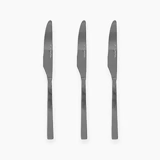 Zinnia Stainless Steel Table Knife 3 Piece Set