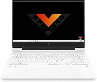 لاب توب اتش بي Victus 15-fa0089ne للألعاب - الجيل الثاني عشر i5-12500H 12-Core، رام 8 جيجابايت، 1 تيرابايت SSD، رسومات Nvidia GTX 1650 4 جيجابايت GDDR6، شاشة 15.6 بوصة FHD (1920x1080) IPS 144 هرتز، لوحة مفاتيح بإضاءة خلفية، ويندوز 11 - أبيض سيراميك