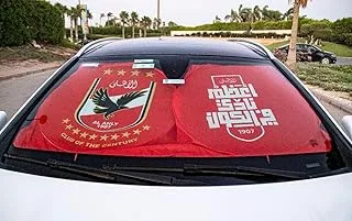 Ahly Printed Automotive Windshield Sun Shade Auto Sun Visor Heat Protection for Cars, Trucks & SUVs