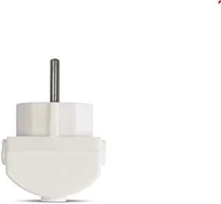 El Wesam WS3004 Plug Adapter With Three EU Ports And Amazing Design 110:220V 5mm - White