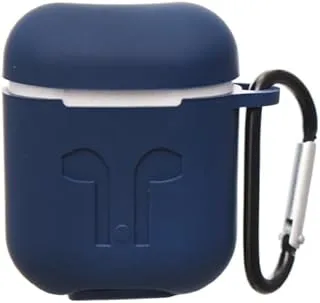 G-Power Silicone Airpod Protective Case Containing Safe Edges With Simple Design And Easy Install For Airpods 1/2 - Navy