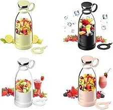 Mini Blender, Portable, Electric Fruit Juicer, Smoothie, Kitchen, 6 laminas, Rechargeable, Usb, 300ml, Tomato, Assorted Colors