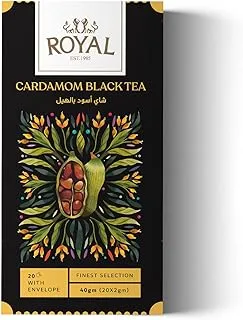 Black tea with cardamom, 20 filter bags - sachet