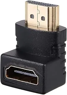 محول تمديد كابل HDMI بزاوية 90 درجة من G-Power، HDMI أنثى إلى HDMI ذكر، HD 1080P