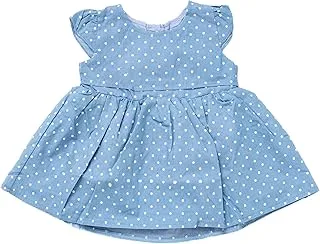 lovely land baby-girls petroleum blue sleeveless jeans dress Casual Dress